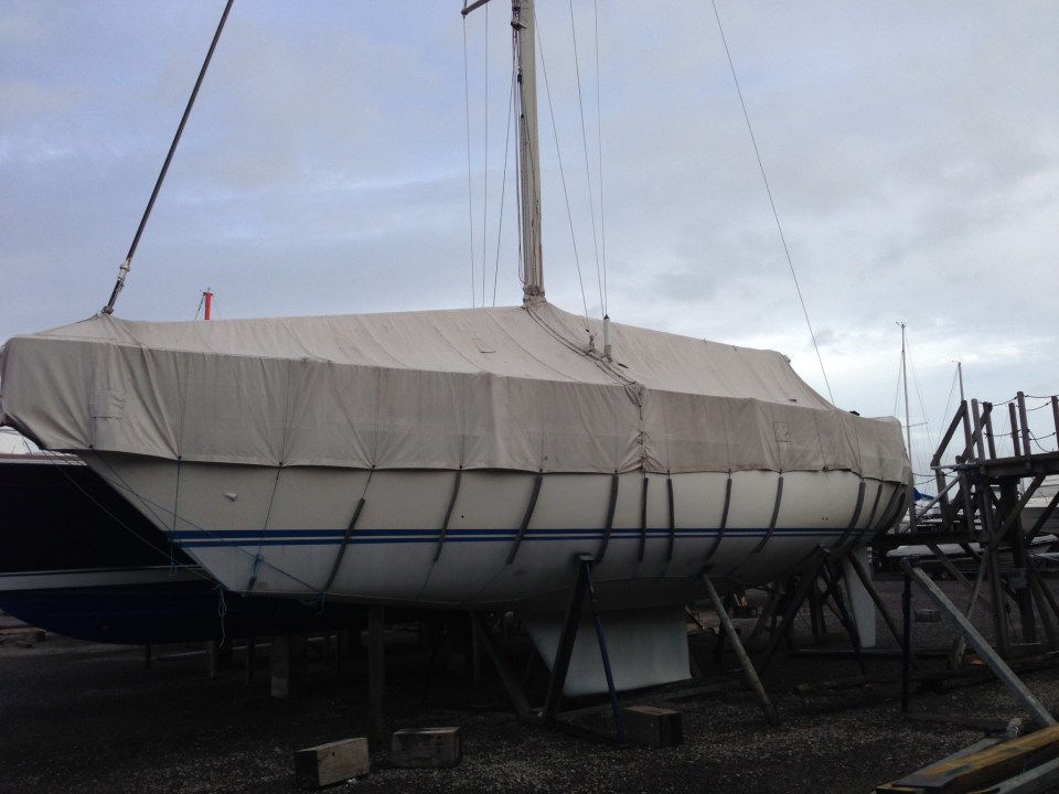 Trouper with winter coat