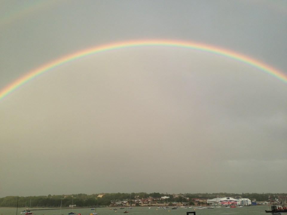 Rainbow over Cowes